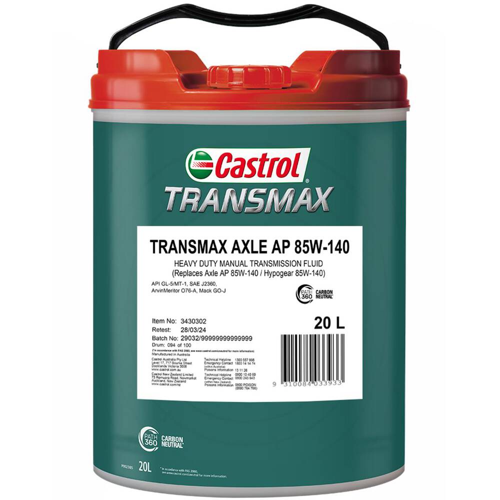 Transmax Axle AP 85W-140