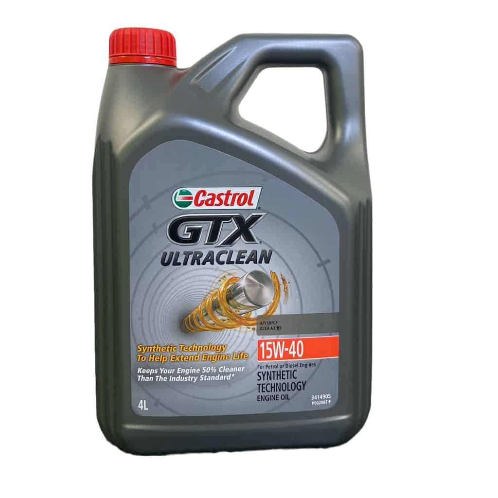 Castrol GTX Ultraclean 15W-40 4 Litre in NZ