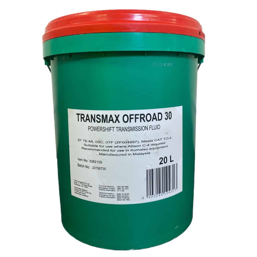 Castrol Transmax Offroad 30 Powershift Transmission Fluid 20 Litre in NZ